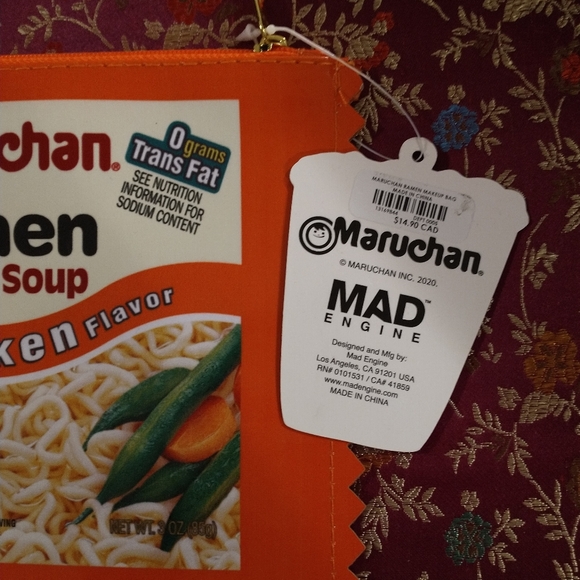 Insta-Noodle Pencil/Makeup/Coin Pouch - Picture 6 of 9